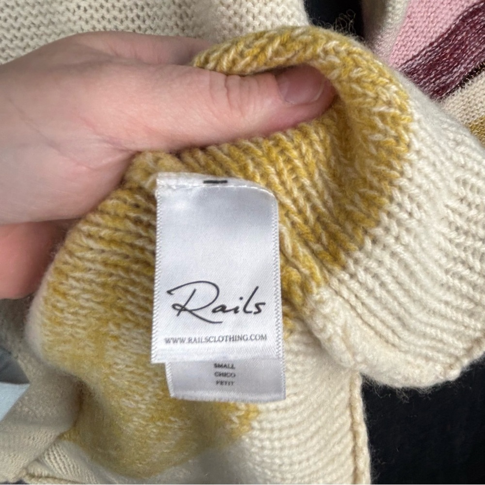 Rails Women's Daphne Striped Sweater In Cream, Pi… - image 4